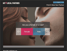 Tablet Screenshot of mylocalpartner.com
